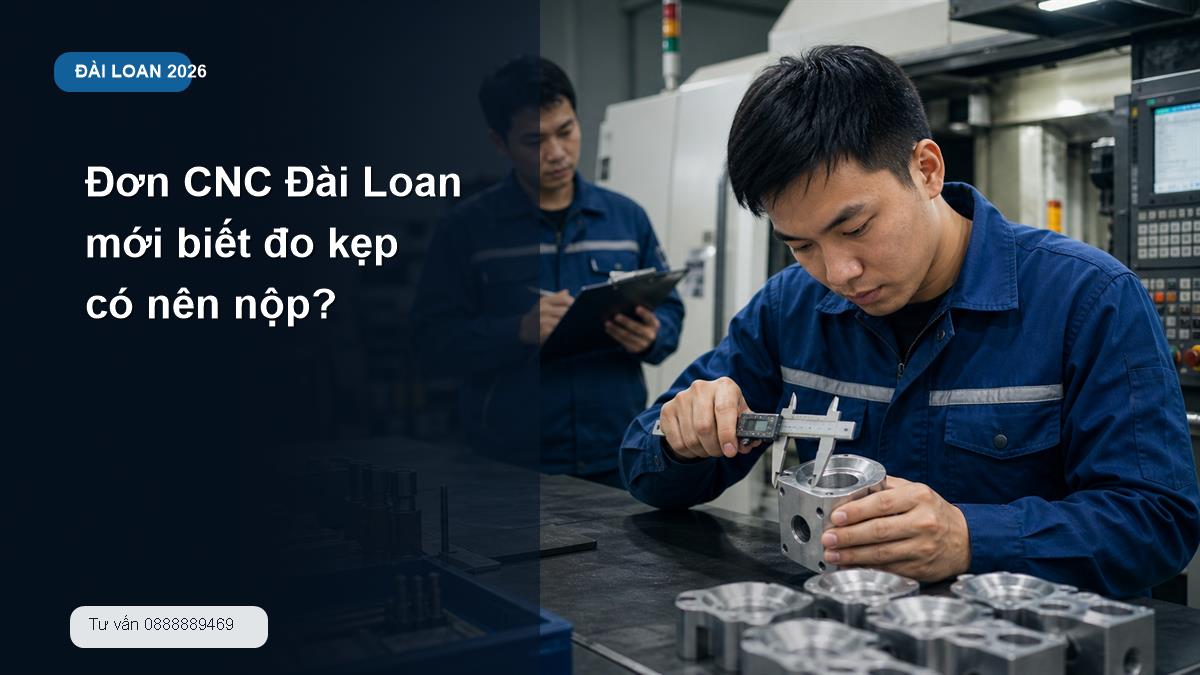 Ảnh đại diện bài đơn CNC Đài Loan cho nam mới biết đo kẹp 2026