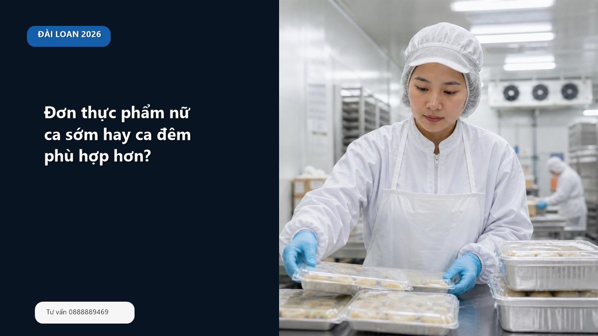 Ảnh đại diện bài đơn thực phẩm Đài Loan cho nữ ca sớm hay ca đêm phù hợp hơn 2026