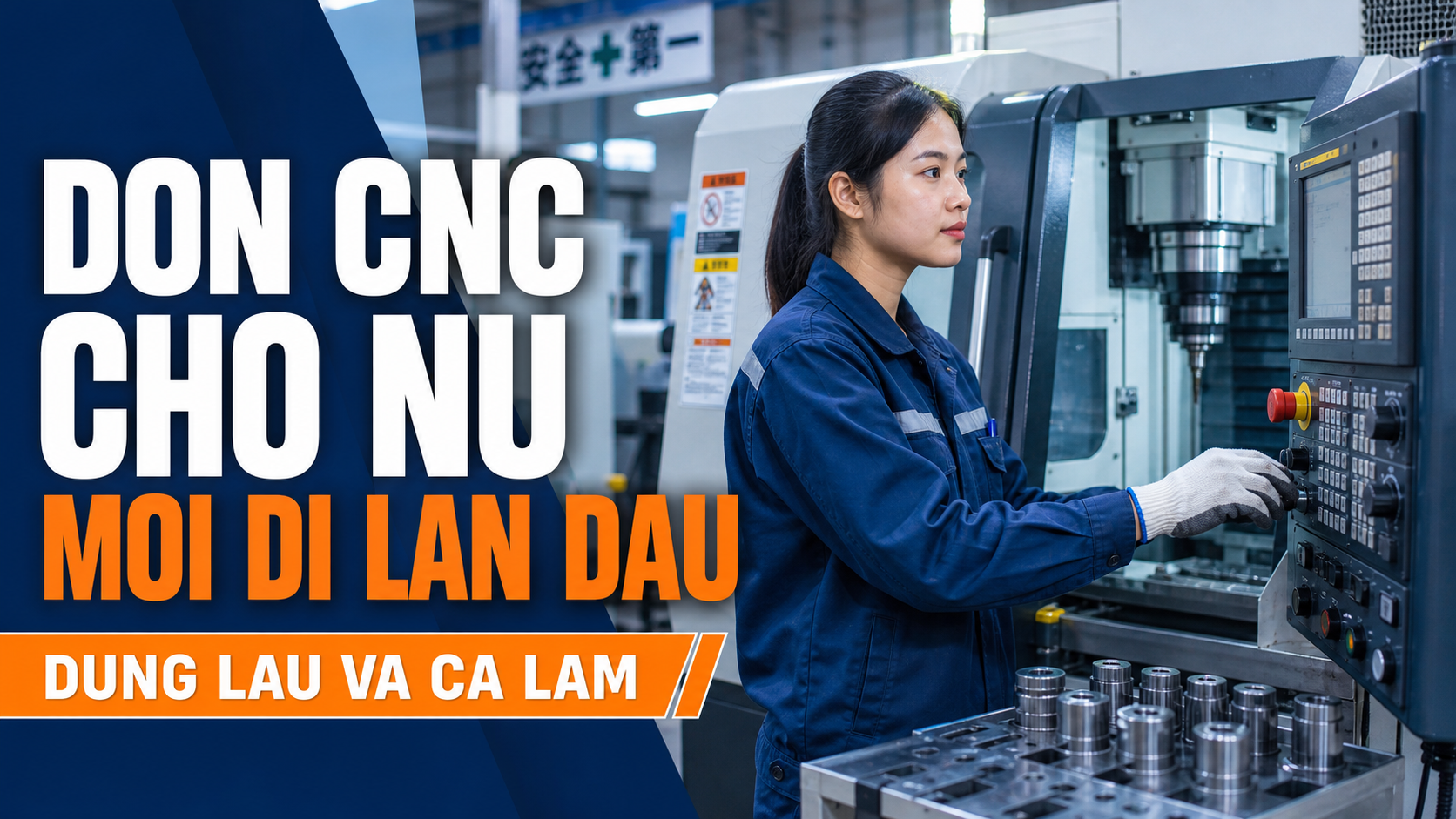 Ảnh đại diện bài đơn CNC Đài Loan cho nữ mới đi lần đầu cần hỏi gì về đứng lâu và ca làm 2026