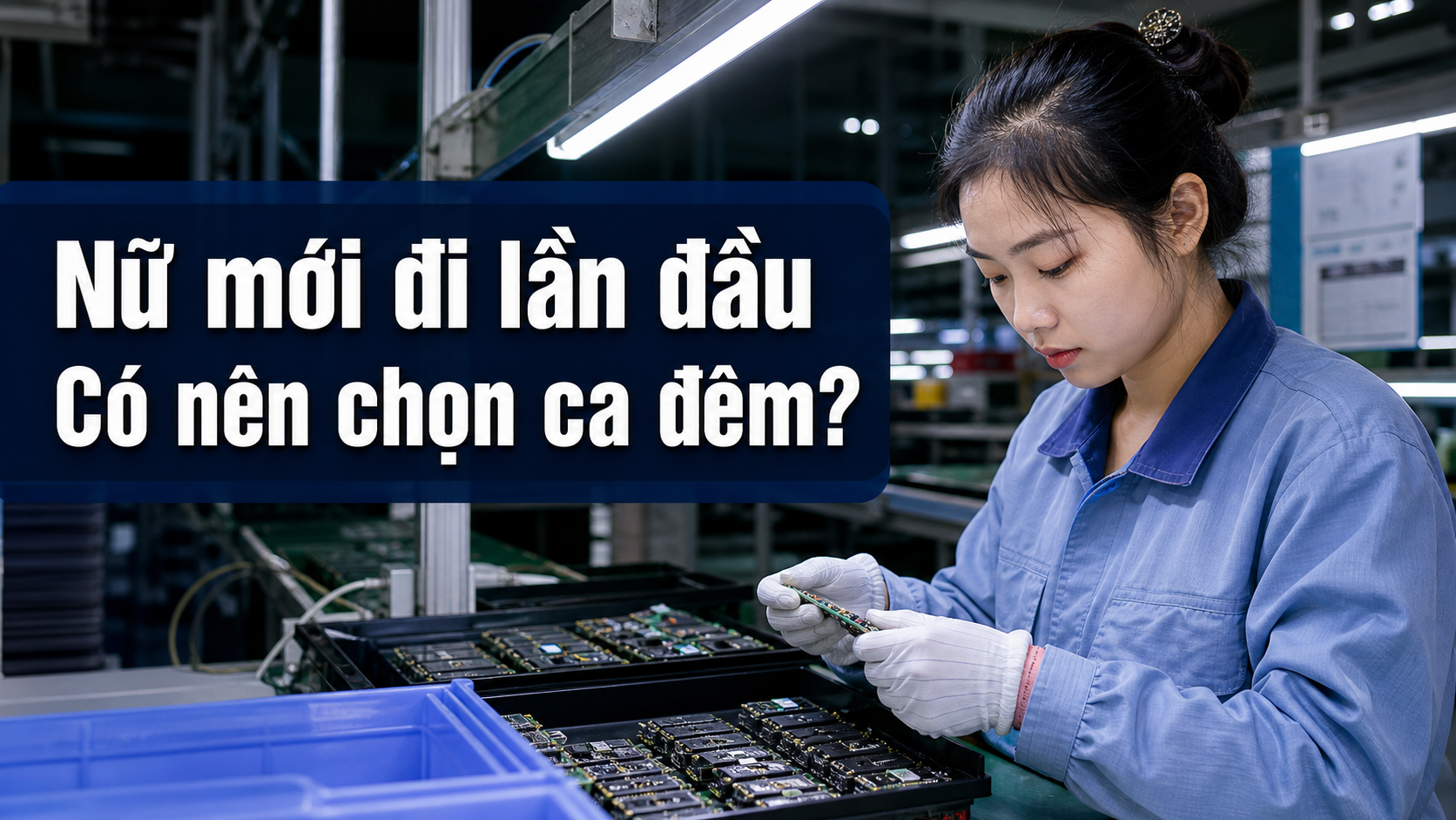 Ảnh đại diện bài đơn điện tử Đài Loan cho nữ mới đi lần đầu có nên chọn ca đêm không 2026