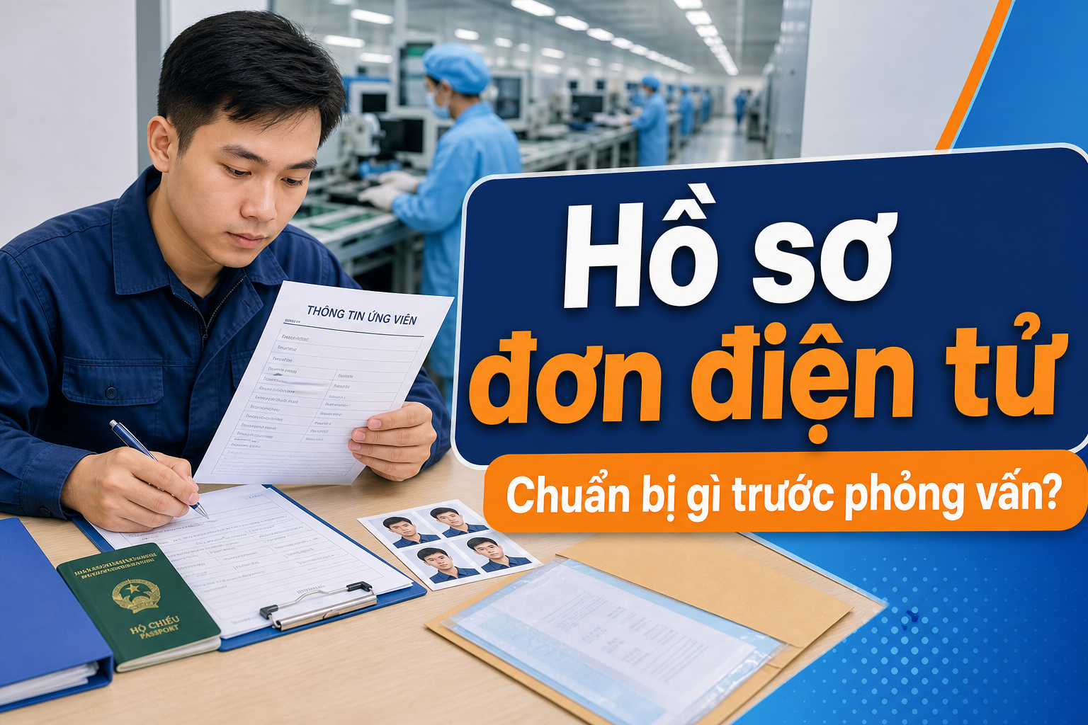 Ảnh đại diện bài hồ sơ đơn điện tử Đài Loan 2026 cần chuẩn bị gì trước khi phỏng vấn