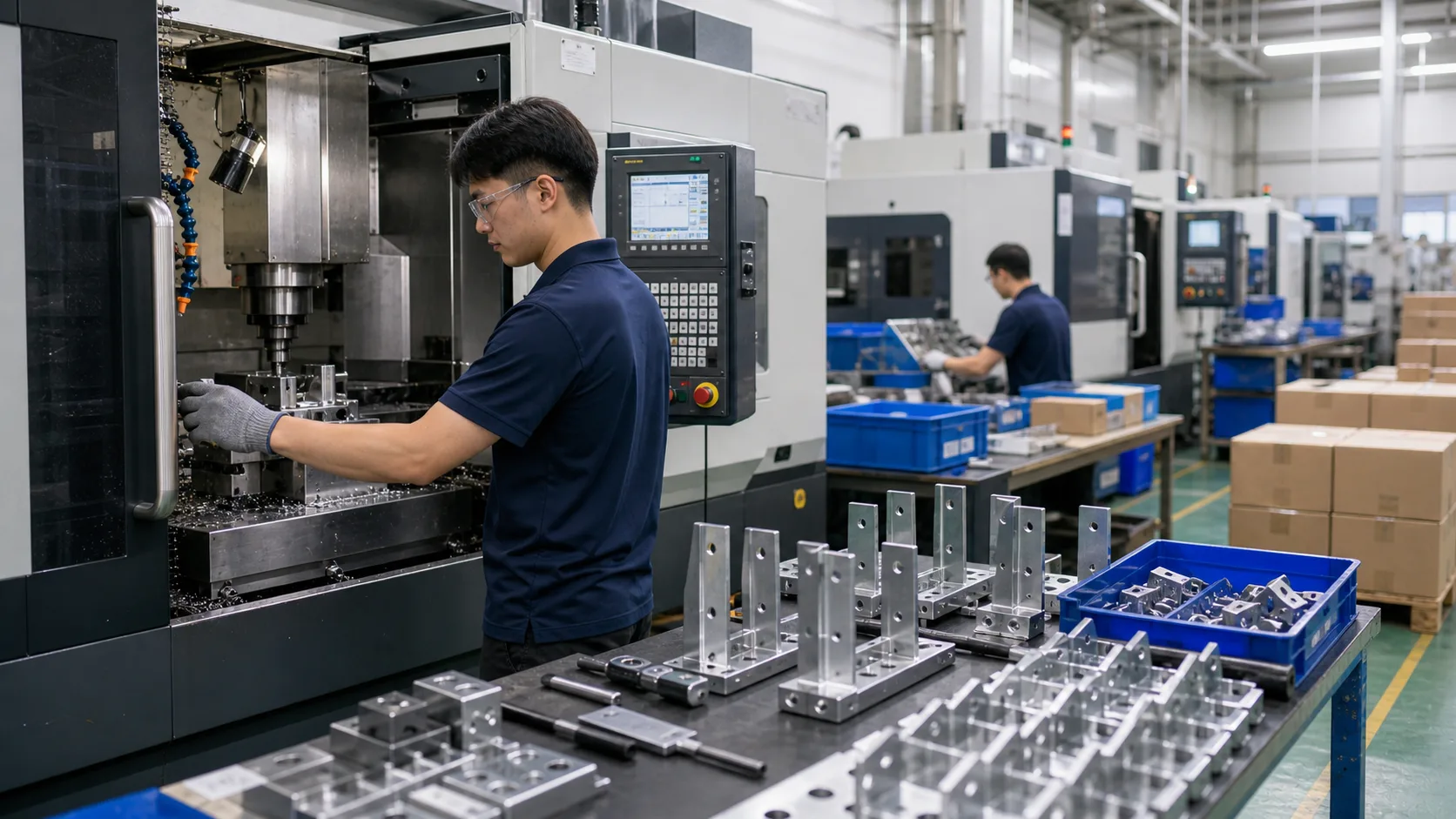 Ảnh minh họa công việc CNC ngũ kim tại nhà máy Đài Loan