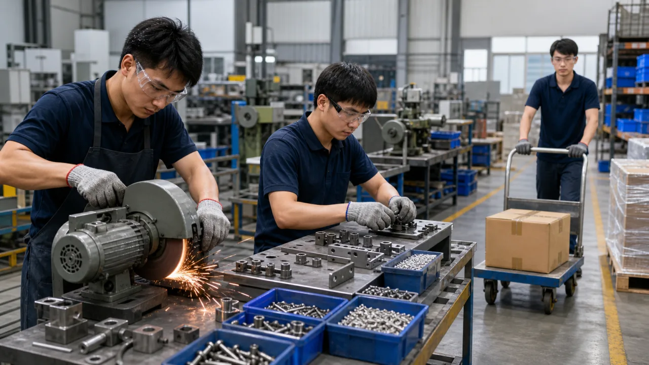 Ảnh minh họa tự tạo công việc cơ khí ngũ kim tại Đài Loan